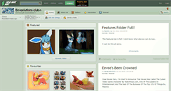 Desktop Screenshot of eeveelutions-club.deviantart.com