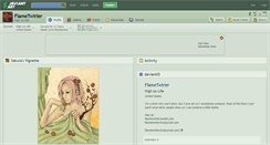 Desktop Screenshot of flametwirler.deviantart.com