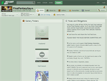 Tablet Screenshot of finalfantasygay.deviantart.com