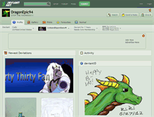 Tablet Screenshot of dragonepic94.deviantart.com