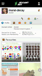 Mobile Screenshot of moral-decay.deviantart.com