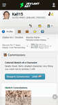 Mobile Screenshot of kali15.deviantart.com