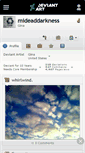 Mobile Screenshot of mideaddarkness.deviantart.com