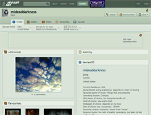 Tablet Screenshot of mideaddarkness.deviantart.com