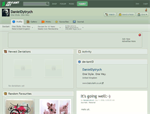 Tablet Screenshot of danieldytrych.deviantart.com