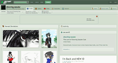 Desktop Screenshot of drawing-sasuke.deviantart.com