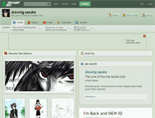 Tablet Screenshot of drawing-sasuke.deviantart.com