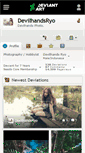 Mobile Screenshot of devilhandsryo.deviantart.com
