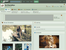 Tablet Screenshot of devilhandsryo.deviantart.com