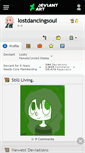 Mobile Screenshot of lostdancingsoul.deviantart.com