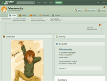 Tablet Screenshot of fallenserenity.deviantart.com