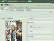 Tablet Screenshot of primee133.deviantart.com
