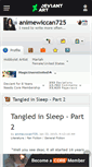 Mobile Screenshot of animewiccan725.deviantart.com