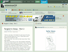 Tablet Screenshot of animewiccan725.deviantart.com