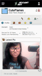 Mobile Screenshot of cuteflames.deviantart.com
