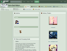 Tablet Screenshot of kuro-soul-note.deviantart.com