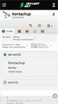 Mobile Screenshot of kentachup.deviantart.com