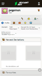 Mobile Screenshot of pegemon.deviantart.com