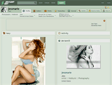 Tablet Screenshot of jessmarie.deviantart.com