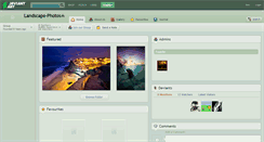 Desktop Screenshot of landscape-photos.deviantart.com