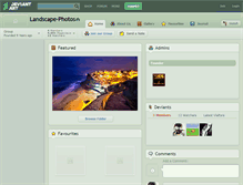 Tablet Screenshot of landscape-photos.deviantart.com