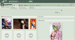 Desktop Screenshot of kyuubireaper.deviantart.com