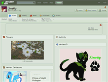 Tablet Screenshot of limetip.deviantart.com