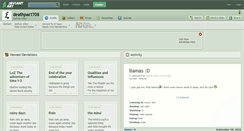 Desktop Screenshot of deathpact708.deviantart.com