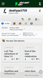 Mobile Screenshot of deathpact708.deviantart.com