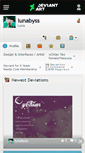 Mobile Screenshot of lunabyss.deviantart.com