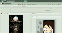 Desktop Screenshot of freakdestrange.deviantart.com