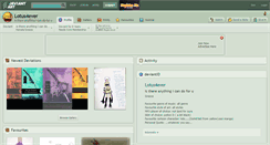 Desktop Screenshot of lotus4ever.deviantart.com
