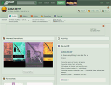 Tablet Screenshot of lotus4ever.deviantart.com