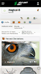 Mobile Screenshot of magical-b.deviantart.com