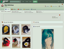 Tablet Screenshot of bee-delicious.deviantart.com
