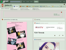 Tablet Screenshot of beatus-vir.deviantart.com
