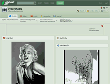 Tablet Screenshot of cyberphobia.deviantart.com