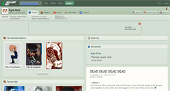 Desktop Screenshot of kyo-love.deviantart.com
