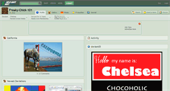 Desktop Screenshot of freaky-chick-101.deviantart.com