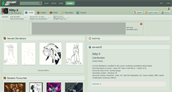 Desktop Screenshot of kitty-x.deviantart.com