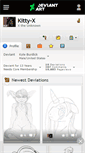 Mobile Screenshot of kitty-x.deviantart.com