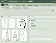 Tablet Screenshot of kitty-x.deviantart.com