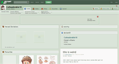 Desktop Screenshot of cutieadorable18.deviantart.com