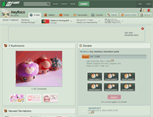 Tablet Screenshot of mayroco.deviantart.com