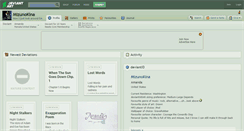 Desktop Screenshot of mizunokina.deviantart.com