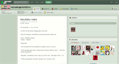 Desktop Screenshot of narusakugeneration.deviantart.com