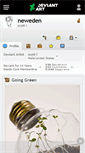Mobile Screenshot of neweden.deviantart.com