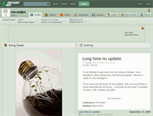 Tablet Screenshot of neweden.deviantart.com