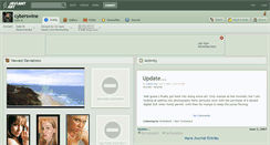 Desktop Screenshot of cyberswine.deviantart.com