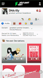 Mobile Screenshot of dna-lily.deviantart.com